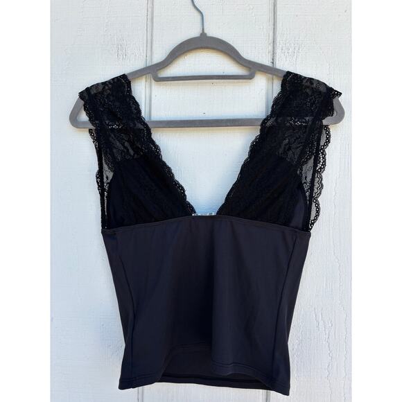 NWT Free People Intimately Power Play Cami, Revolve, Black, Sz‎ M - Picture 4 of 9